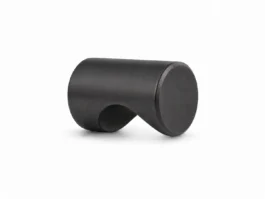 Cylinder møbelknop i oxideret mat sort Ø18 mm. K20002272