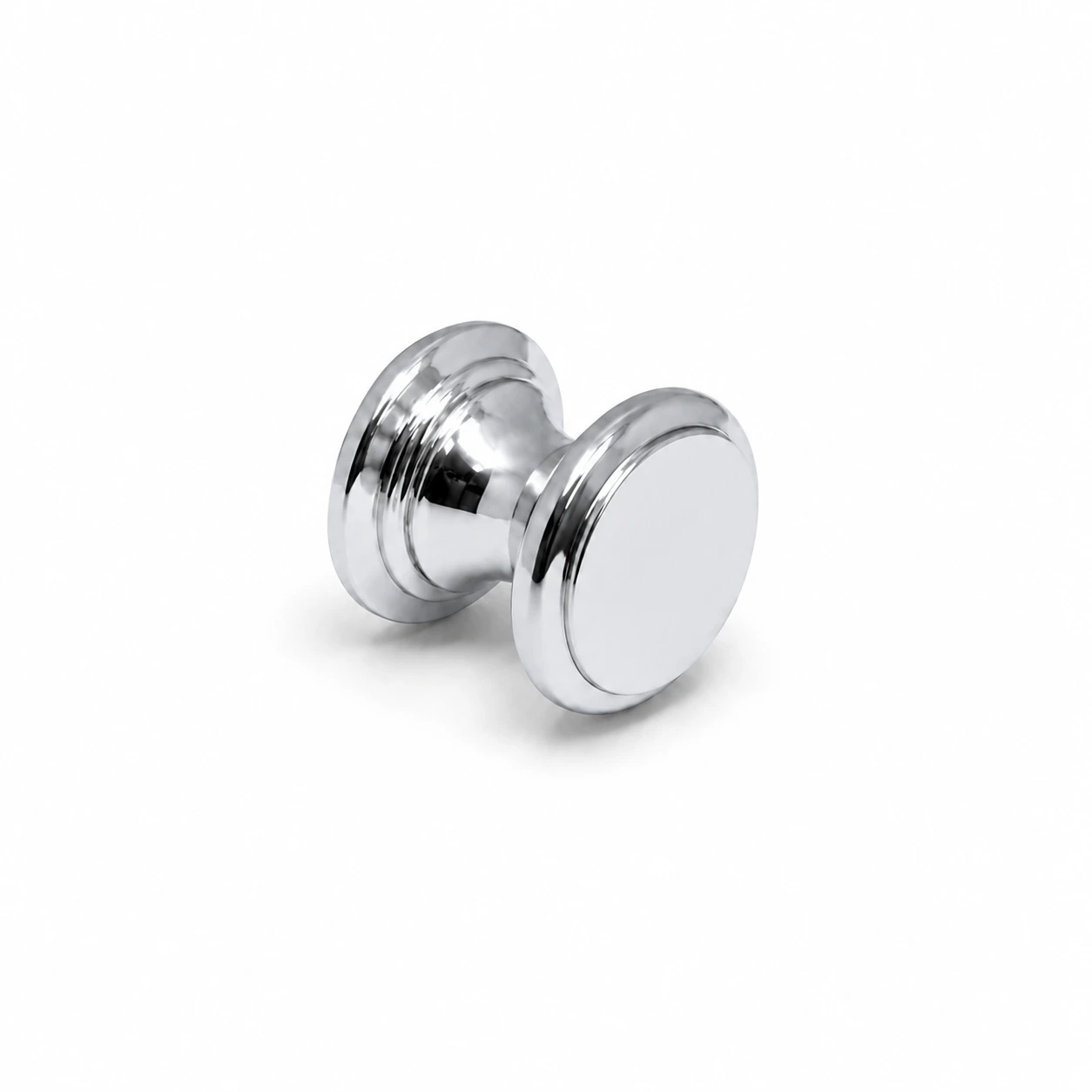 Møbelknop i poleret krom Ø17 mm. K20001761