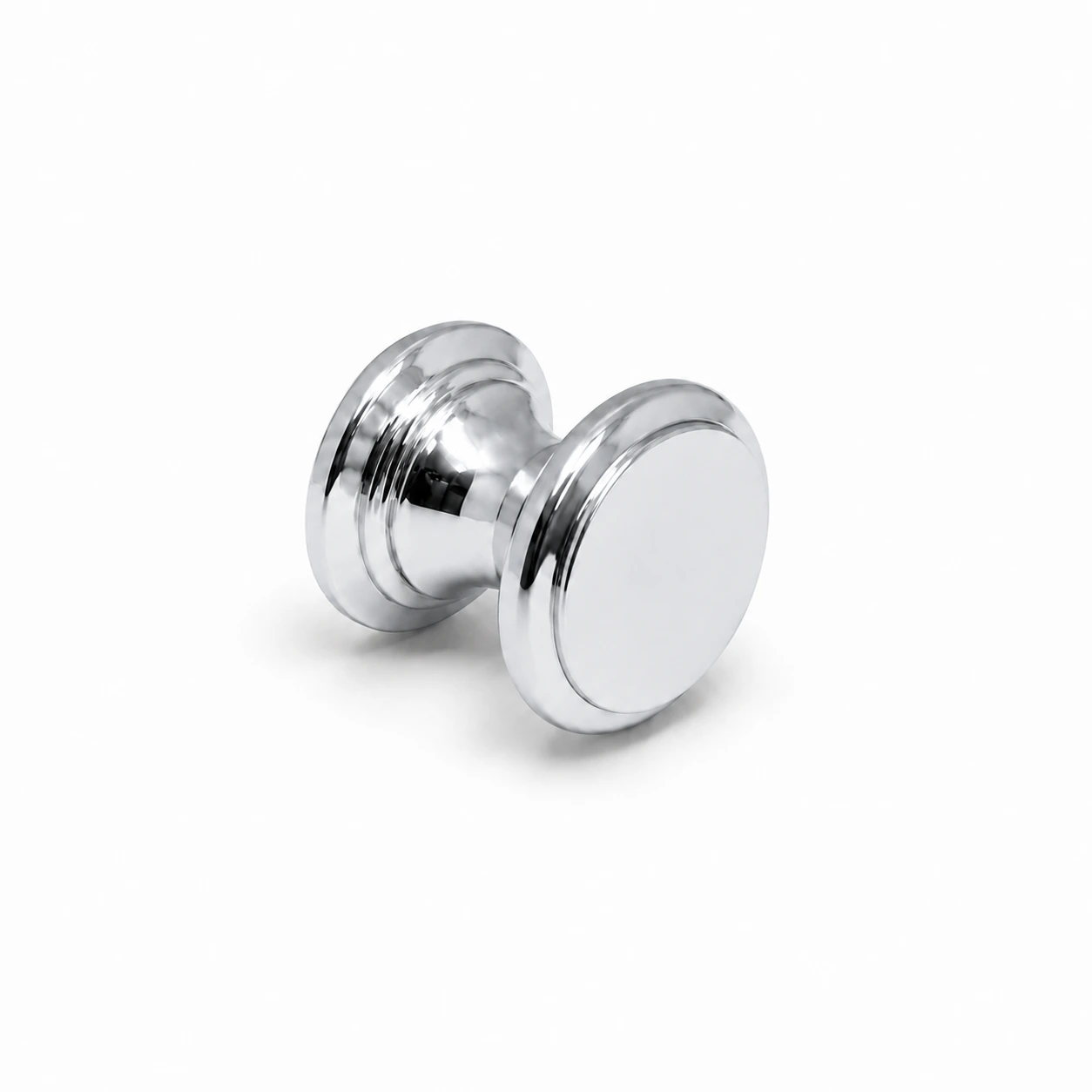 Møbelknop i poleret krom Ø20 mm. K20001762