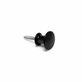 Møbelknop i sort bakelit Ø20 mm. K20001648