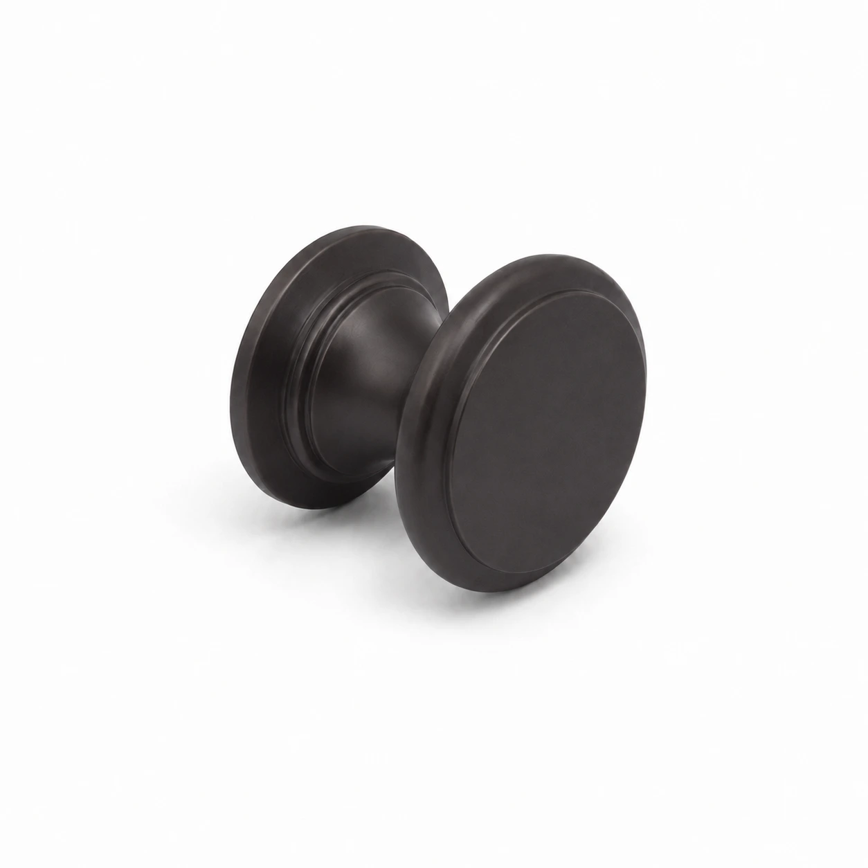 Møbelknop i oxideret mat sort Ø26 mm. K20002264