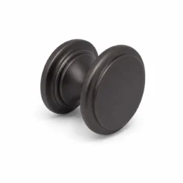 Møbelknop i oxideret mat sort Ø32 mm. K20002262