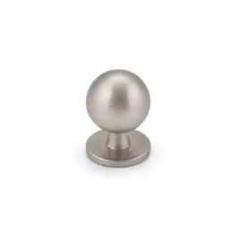 Rund møbelknop i nikkel satin mat 25 mm. K20001779