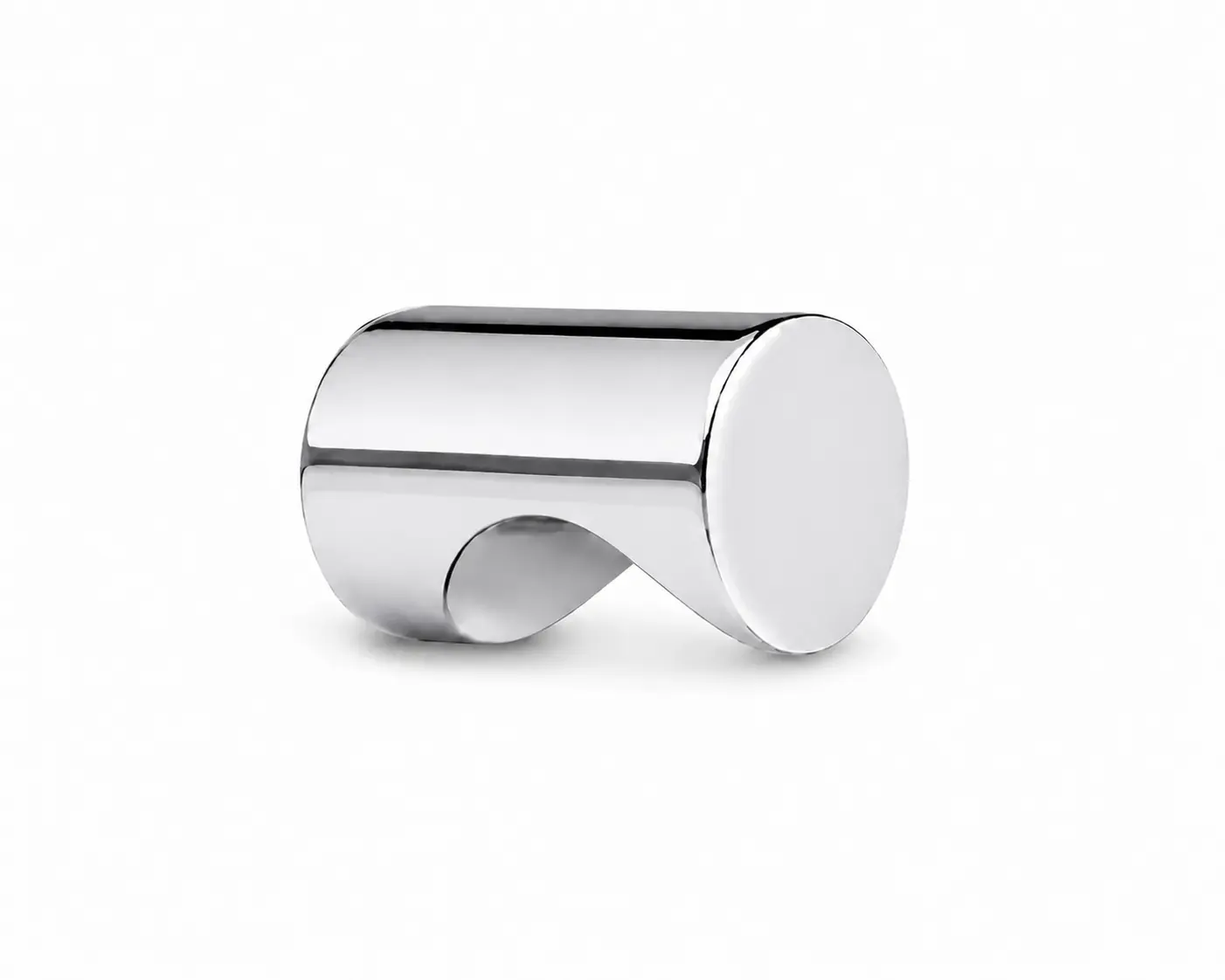 Cylinder møbelknop i poleret krom Ø15 mm. K20001718