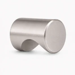 Cylinder møbelknop i nikkel satin Ø21 mm. K20001717