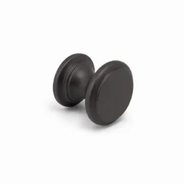 Møbelknop i oxideret mat sort Ø21 mm. K20002263