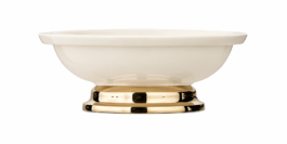 Søe-Jensen sæbeskål med messing fod. 3100018