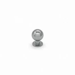 Rund møbelknop i poleret krom 15 mm. K20001769