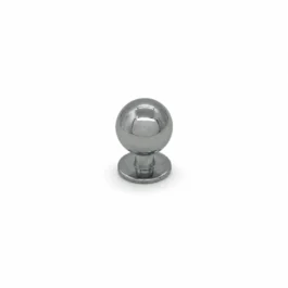 Rund møbelknop i poleret krom 20 mm. K20002274