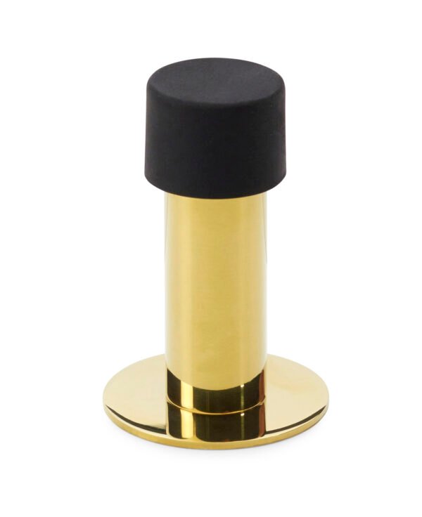 Dørstopper messing til gulv 75 mm. H300271
