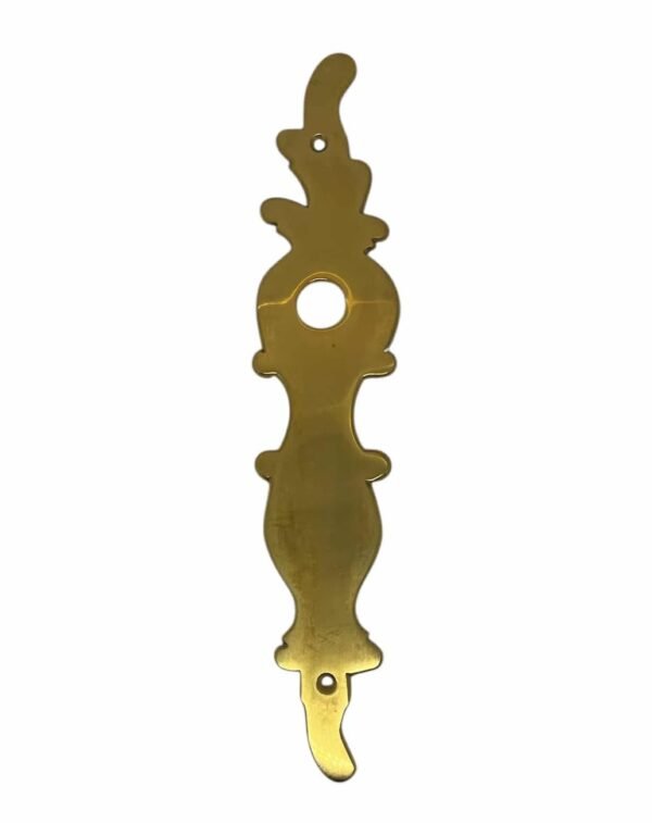 Langskilt i ubehandlet messing 245 mm. Morosini Søe-Jensen. S1300-056