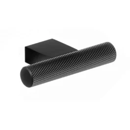 Riflet møbelknop i mat sort 60 mm. BB00410