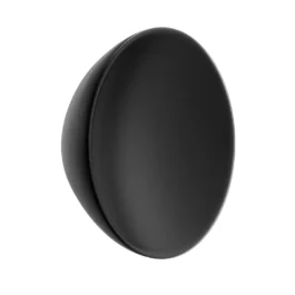 Møbelknop i mat sort Ø34 mm. BB00464