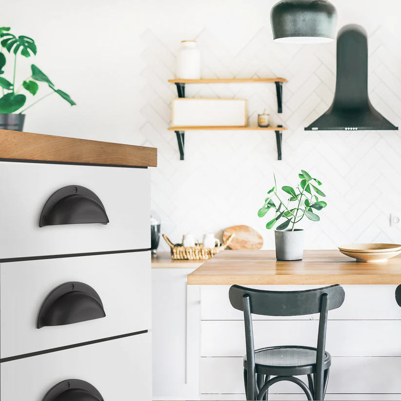 Købmandsgreb i mat sort 64 mm. BB00633 - Billede 3