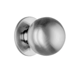 Møbelknop i børstet krom Ø24 mm. BK00435M