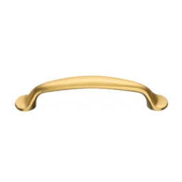 Bøjlegreb i børstet messingfinish med afrundet design 96 mm. BV00632M