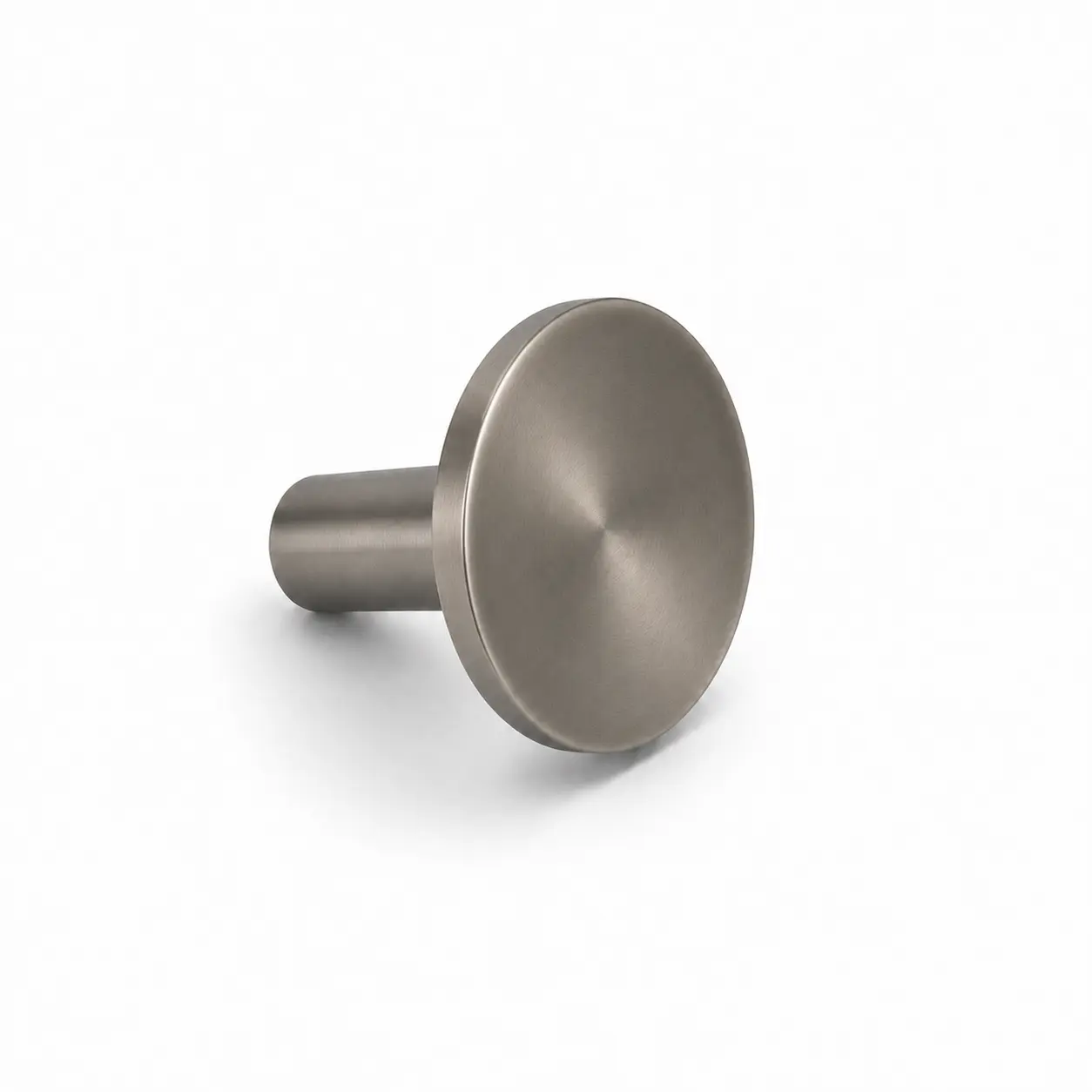 Møbelknop i mat nikkel satin Ø24 mm. K25000020