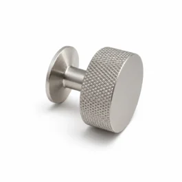 Riflet møbelknop i mat nikkel satin Ø30 mm. K25000012