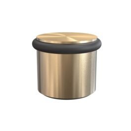 Fritstående dørstopper NOVA2, børstet guld 3 kg. N19871BMG