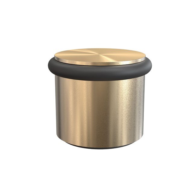 Fritstående dørstopper NOVA2, børstet guld 3 kg. N19871BMG