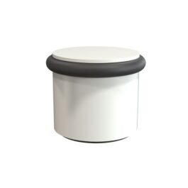 Fritstående dørstopper NOVA2, mat hvid 3 kg. N19871W